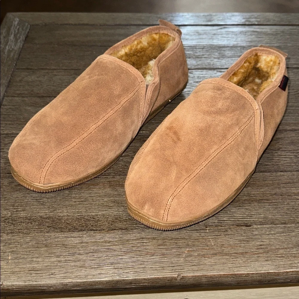 Red Wing Shoes Romeo Slippers tan brown